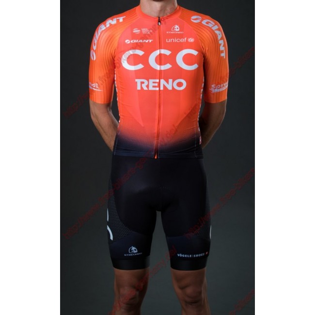 Profiteams CCC Team Reno Orange 2019 Radbekleidung Satz Trikot Kurzarm+Trägerhosen Se Profiteams CCC Team Reno Orange 2019 Radbekleidung Satz Trikot Kurzarm+Trägerhosen Se