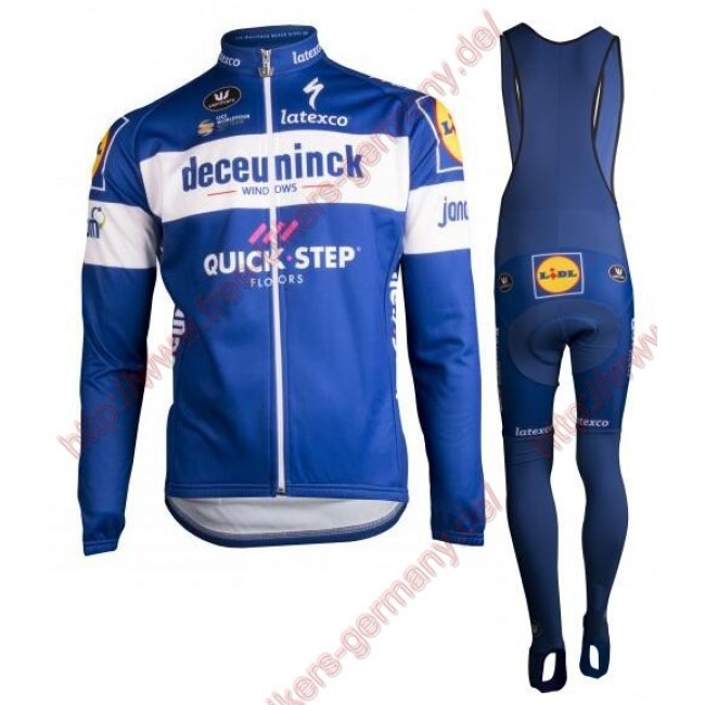 Profiteams DECEUNINCK-QUICK-STEP 2019 Radsport Fahrradbekleidung Trikot Langarm+Lang Tr Profiteams DECEUNINCK-QUICK-STEP 2019 Radsport Fahrradbekleidung Trikot Langarm+Lang Tr