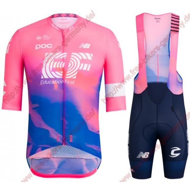 Profiteams EF Education First PRO TEAM AERO 2019 Radbekleidung Satz Trikot Kurzarm+Trägerhosen Se Profiteams EF Education First PRO TEAM AERO 2019 Radbekleidung Satz Trikot Kurzarm+Trägerhosen Se