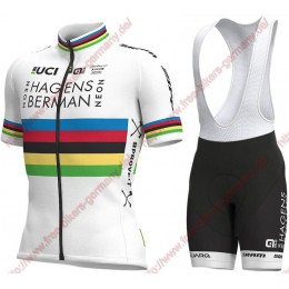 Profiteams 2019 World Champion Hagens Berman Axeon Radbekleidung Satz Trikot Kurzarm+Trägerhosen Se Profiteams 2019 World Champion Hagens Berman Axeon Radbekleidung Satz Trikot Kurzarm+Trägerhosen Se