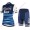 Profiteams Trek Segafredo 2019 Damen blau Fietskleding Set Trikot Kurzarm Outlet+Korte fiet