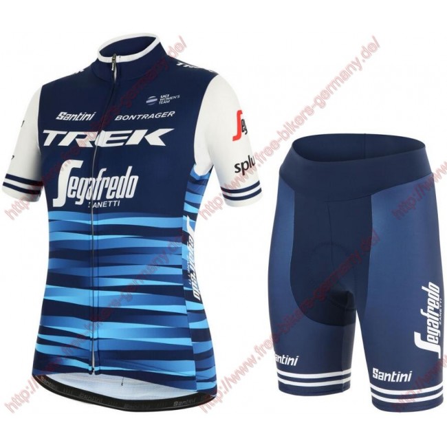 Profiteams Trek Segafredo 2019 Damen blau Fietskleding Set Trikot Kurzarm Outlet+Korte fiet Profiteams Trek Segafredo 2019 Damen blau Fietskleding Set Trikot Kurzarm Outlet+Korte fiet
