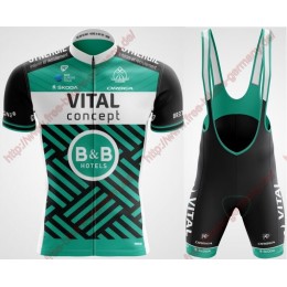 Profiteams Vital Concept Cycling 2019 Radbekleidung Satz Trikot Kurzarm+Trägerhosen Se Profiteams Vital Concept Cycling 2019 Radbekleidung Satz Trikot Kurzarm+Trägerhosen Se