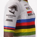 Soudal Quick-Step Straßenrad Weltmeister Regenbogentrikot 2023 Competizione Radtrikot kurzarm-Radsport-Profi-Team Soudal Quick-Step Straßenrad Weltmeister Regenbogentrikot 2023 Competizione Radtrikot kurzarm-Radsport-Profi-Team