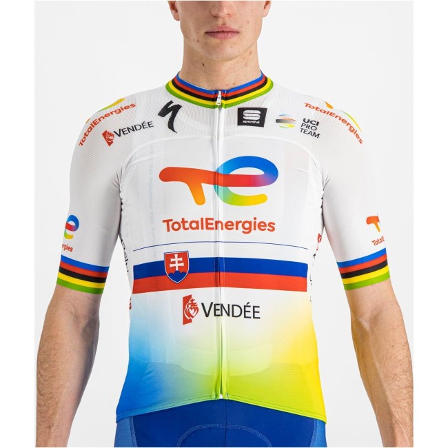 Team TotalEnergies slowakischer Meister Sagan edition 2022 Radtrikot kurzarm-Radsport-Profi-Team Team TotalEnergies slowakischer Meister Sagan edition 2022 Radtrikot kurzarm-Radsport-Profi-Team
