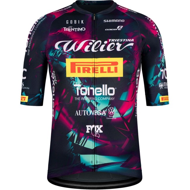 Wilier Triestina-Pirelli Factory Team 2023 Radtrikot kurzarm-Radsport-Profi-Team Wilier Triestina-Pirelli Factory Team 2023 Radtrikot kurzarm-Radsport-Profi-Team