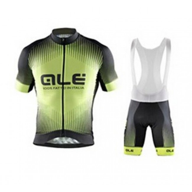 2015 ALE Grün schwarz Fahrradbekleidung Satz Fahrradtrikot Kurzarm Trikot und Kurz Trägerhose 2015 ALE Grün schwarz Fahrradbekleidung Satz Fahrradtrikot Kurzarm Trikot und Kurz Trägerhose