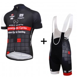 Achieve Mercedes 2015 Fahrradbekleidung Satz Fahrradtrikot Kurzarm Trikot und Kurz Trägerhose