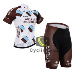 2015 Ag2r La Mondiale Radbekleidung Radtrikot Kurzarm und Fahrradhosen Kurz 2015 Ag2r La Mondiale Radbekleidung Radtrikot Kurzarm und Fahrradhosen Kurz