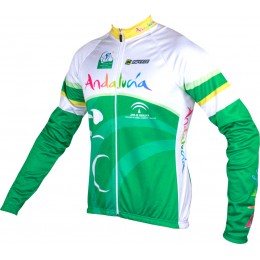 2015 Andalucia Fahrradtrikot Langarm 2015 Andalucia Fahrradtrikot Langarm