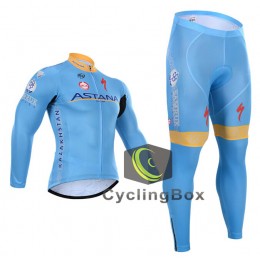 2015 Astana Fahrradbekleidung Radtrikot Satz Langarm und Lange Fahrradhose 2015 Astana Fahrradbekleidung Radtrikot Satz Langarm und Lange Fahrradhose