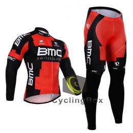 2015 BMC Fahrradbekleidung Radtrikot Satz Langarm und Lange Fahrradhose