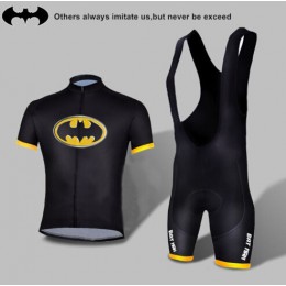 2015 Bat-Man Fahrradbekleidung Satz Fahrradtrikot Kurzarm Trikot und Kurz Trägerhose