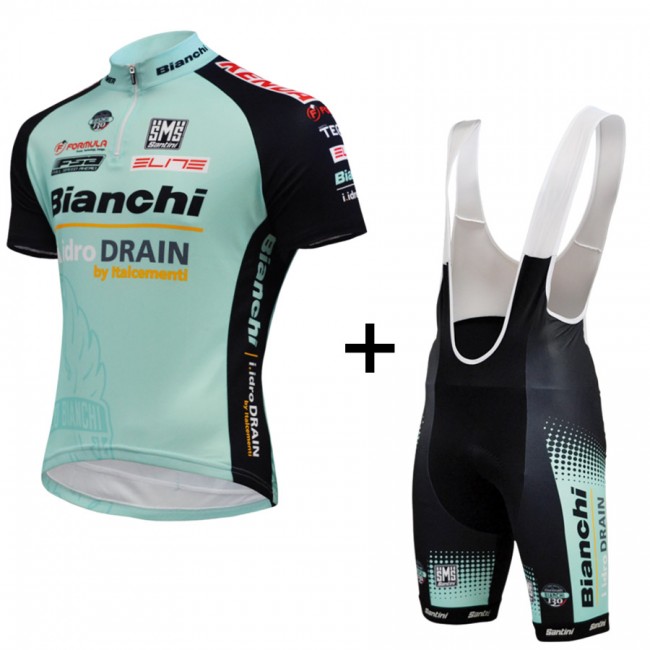 Bianchi Idro Drain 2015 Fahrradbekleidung Satz Fahrradtrikot Kurzarm Trikot und Kurz Trägerhose Bianchi Idro Drain 2015 Fahrradbekleidung Satz Fahrradtrikot Kurzarm Trikot und Kurz Trägerhose
