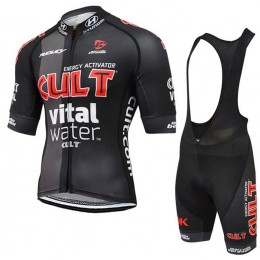 2015 CULT Fahrradbekleidung Satz Fahrradtrikot Kurzarm Trikot und Kurz Trägerhose