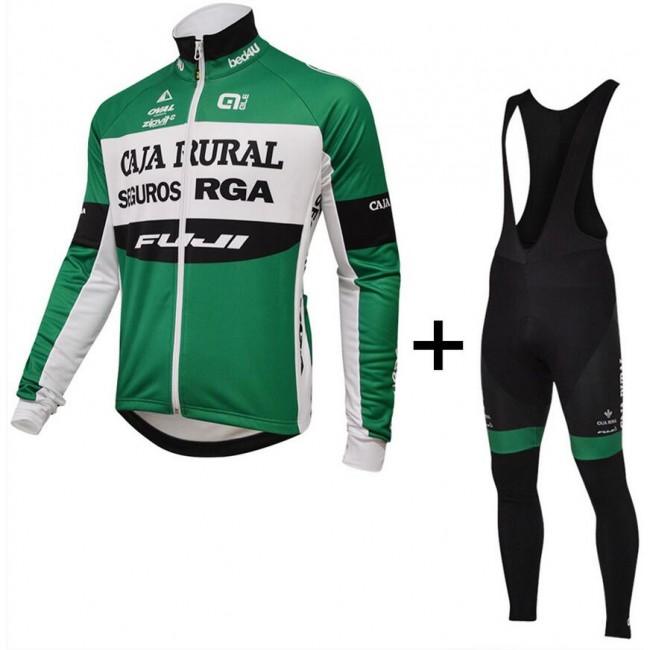 2015 Caja Rural Fahrradbekleidung Radtrikot Satz Langarm und Lange Trägerhose 2015 Caja Rural Fahrradbekleidung Radtrikot Satz Langarm und Lange Trägerhose
