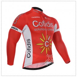 2015 Cofidis Fahrradtrikot Langarm 2015 Cofidis Fahrradtrikot Langarm