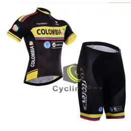 2015 Colombia Radbekleidung Radtrikot Kurzarm und Fahrradhosen Kurz 2015 Colombia Radbekleidung Radtrikot Kurzarm und Fahrradhosen Kurz