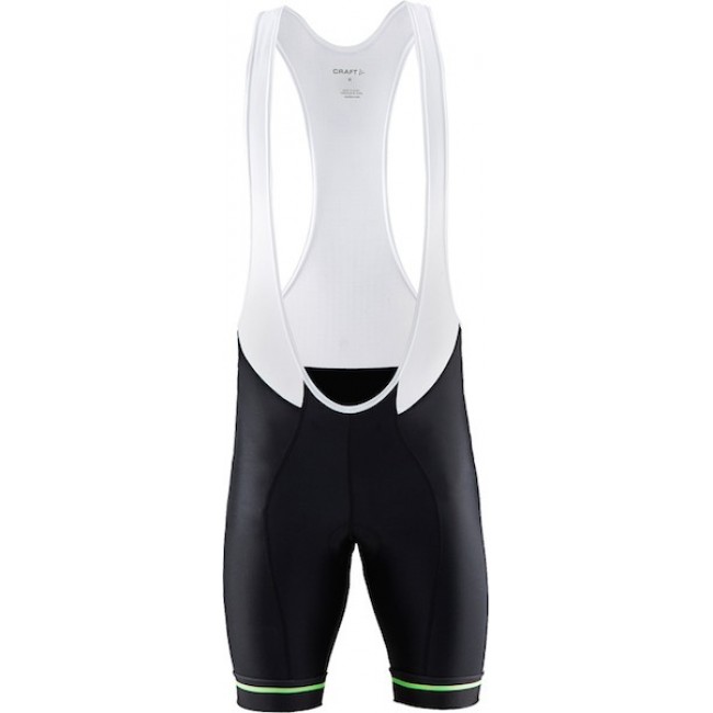 2015 Craft Bike Grand Tour Schwarz-Weiß-Grün Kurz Trägerhose 2015 Craft Bike Grand Tour Schwarz-Weiß-Grün Kurz Trägerhose