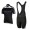 2015 Cube schwarz Weiß Fahrradbekleidung Satz Fahrradtrikot Kurzarm Trikot und Kurz Trägerhose