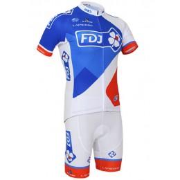 2015 FDJ Radbekleidung Radtrikot Kurzarm und Fahrradhosen Kurz 2015 FDJ Radbekleidung Radtrikot Kurzarm und Fahrradhosen Kurz
