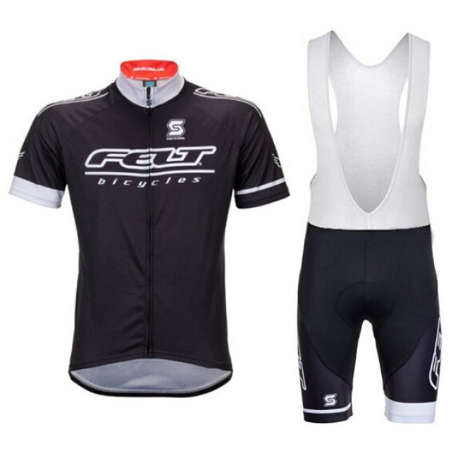 2015 Felt Fahrradbekleidung Satz Fahrradtrikot Kurzarm Trikot und Kurz Trägerhose schwarz 2015 Felt Fahrradbekleidung Satz Fahrradtrikot Kurzarm Trikot und Kurz Trägerhose schwarz