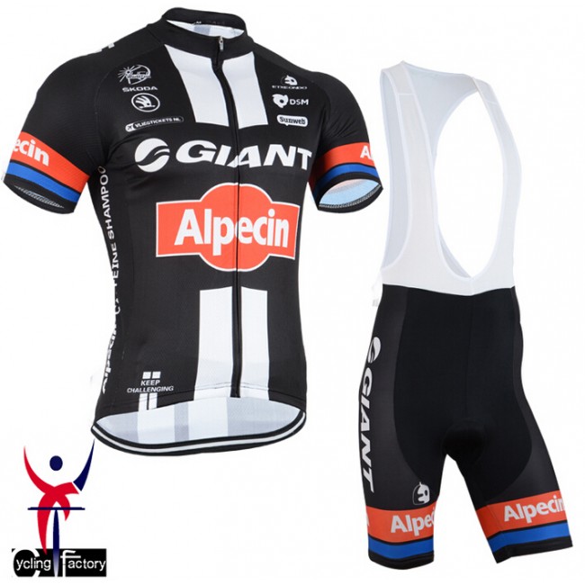 2015 GIANT-ALPECIN Radtrikot Kurzarm schwarz und Kurz Trägerhose 2015 GIANT-ALPECIN Radtrikot Kurzarm schwarz und Kurz Trägerhose