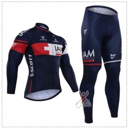2015 Iam Fahrradbekleidung Radtrikot Satz Langarm und Lange Fahrradhose