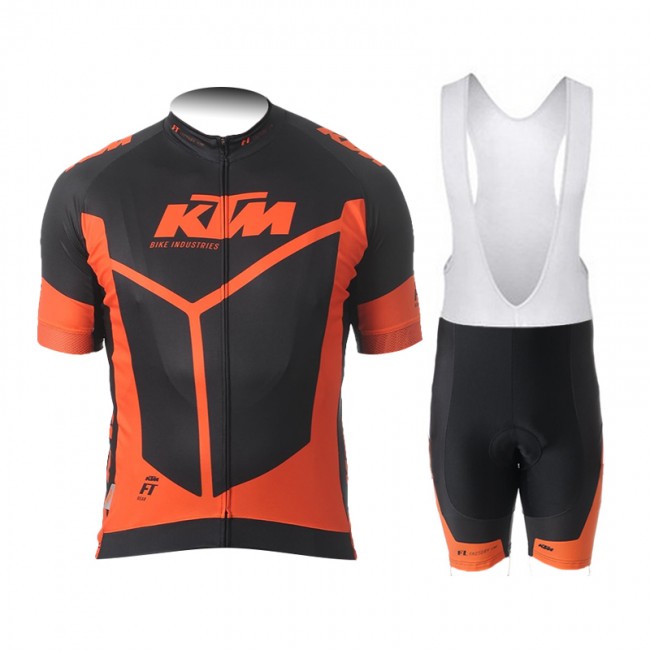 2015 KTM Proteam Schwarz orange Fahrradbekleidung Satz Fahrradtrikot Kurzarm Trikot und Kurz Trägerhose 2015 KTM Proteam Schwarz orange Fahrradbekleidung Satz Fahrradtrikot Kurzarm Trikot und Kurz Trägerhose