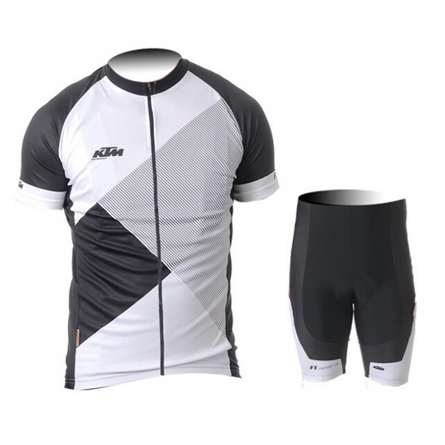 2015 KTM Radbekleidung Radtrikot Kurzarm und Fahrradhosen Kurz schwarz Weiß 2015 KTM Radbekleidung Radtrikot Kurzarm und Fahrradhosen Kurz schwarz Weiß