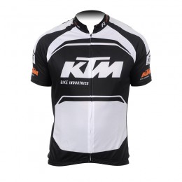 2015 KTM Proteam Schwarz Weiß Radtrikot Kurzarm 2015 KTM Proteam Schwarz Weiß Radtrikot Kurzarm