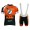 2015 KTM Fahrradbekleidung Satz Fahrradtrikot Kurzarm Trikot und Kurz Trägerhose orange