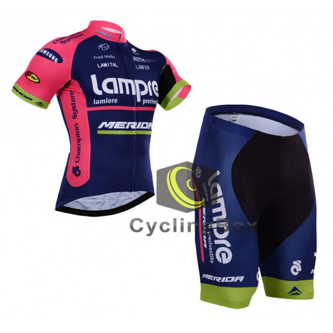 2015 Lampre Merida Radbekleidung Radtrikot Kurzarm und Fahrradhosen Kurz 2015 Lampre Merida Radbekleidung Radtrikot Kurzarm und Fahrradhosen Kurz