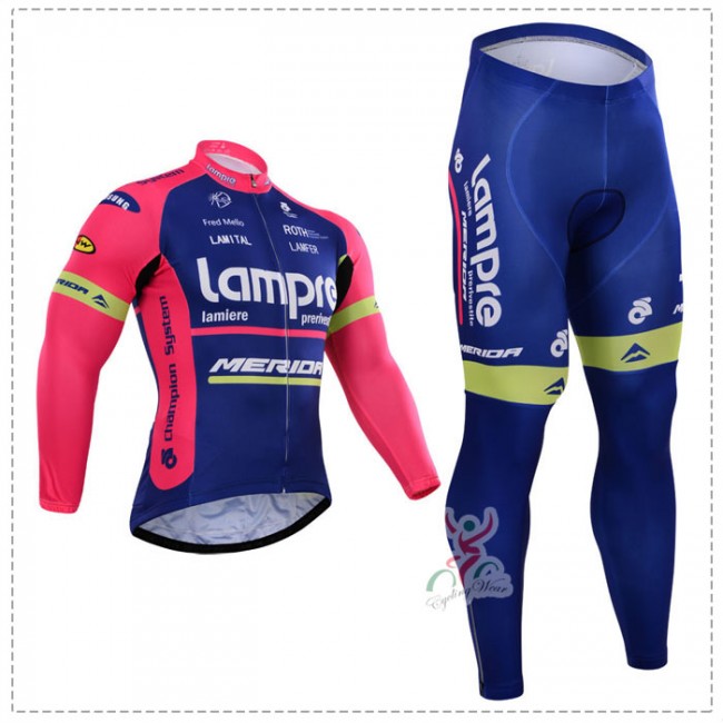 2015 Lampre Fahrradbekleidung Radtrikot Satz Langarm und Lange Fahrradhose 2015 Lampre Fahrradbekleidung Radtrikot Satz Langarm und Lange Fahrradhose