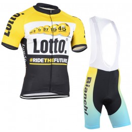 2015 Lotto Radtrikot Kurzarm und Bianchi Kurz Trägerhose 2015 Lotto Radtrikot Kurzarm und Bianchi Kurz Trägerhose