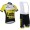 2015 Lotto Fahrradbekleidung Satz Fahrradtrikot Kurzarm Trikot und Kurz Trägerhose