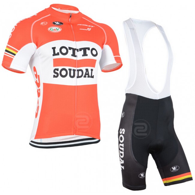 2015 Lotto Soudal Fahrradbekleidung Satz Fahrradtrikot Kurzarm Trikot und Kurz Trägerhose 2015 Lotto Soudal Fahrradbekleidung Satz Fahrradtrikot Kurzarm Trikot und Kurz Trägerhose