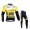 2015 Lotto Fahrradbekleidung Radtrikot Satz Langarm und Lange Fahrradhose