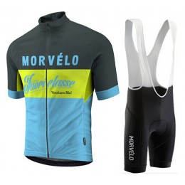 2015 MORVELO blau Fahrradbekleidung Satz Fahrradtrikot Kurzarm Trikot und Kurz Trägerhose 2015 MORVELO blau Fahrradbekleidung Satz Fahrradtrikot Kurzarm Trikot und Kurz Trägerhose