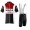 2015 MORVELO schwarz rot Fahrradbekleidung Satz Fahrradtrikot Kurzarm Trikot und Kurz Trägerhose
