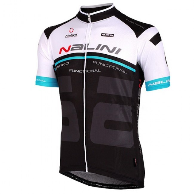 2015 Nalini Bao Weiß-Blau-Schwarz Radtrikot Kurzarm 2015 Nalini Bao Weiß-Blau-Schwarz Radtrikot Kurzarm