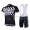 2015 Nalini Racing-Drapeau Schwarz Fahrradbekleidung Satz Fahrradtrikot Kurzarm Trikot und Kurz Trägerhose