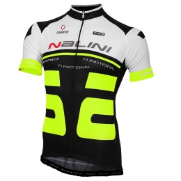 2015 Nalini Bao Weiß-Schwarz Fluo Radtrikot Kurzarm 2015 Nalini Bao Weiß-Schwarz Fluo Radtrikot Kurzarm