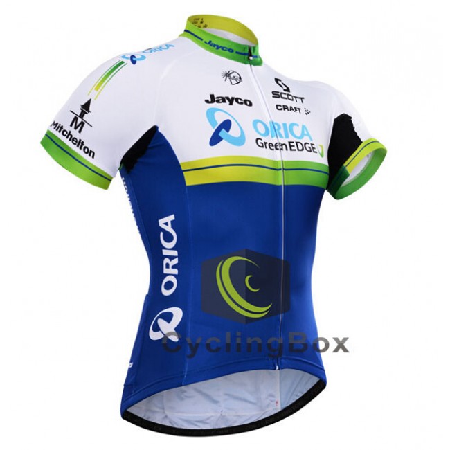 2015 ORICA GreenEDGE Radtrikot Kurzarm 2015 ORICA GreenEDGE Radtrikot Kurzarm