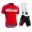 2015 Orbea Rot Fahrradbekleidung Satz Fahrradtrikot Kurzarm Trikot und Kurz Trägerhose