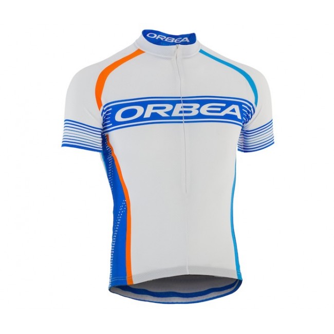 2015 Orbea Weiß-Blau Radtrikot Kurzarm 2015 Orbea Weiß-Blau Radtrikot Kurzarm