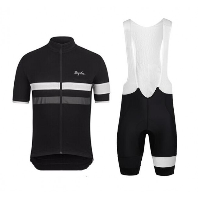 2015 Rapha Schwarz Fahrradbekleidung Satz Fahrradtrikot Kurzarm Trikot und Kurz Trägerhose 2015 Rapha Schwarz Fahrradbekleidung Satz Fahrradtrikot Kurzarm Trikot und Kurz Trägerhose