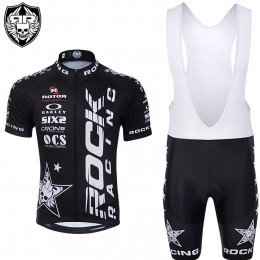 2015 Rock Racing schwarz Fahrradbekleidung Satz Fahrradtrikot Kurzarm Trikot und Kurz Trägerhose 2015 Rock Racing schwarz Fahrradbekleidung Satz Fahrradtrikot Kurzarm Trikot und Kurz Trägerhose