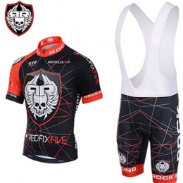 2015 Rock Racing Fahrradbekleidung Satz Fahrradtrikot Kurzarm Trikot und Kurz Trägerhose rot 2015 Rock Racing Fahrradbekleidung Satz Fahrradtrikot Kurzarm Trikot und Kurz Trägerhose rot