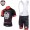 2015 Rock Racing Fahrradbekleidung Satz Fahrradtrikot Kurzarm Trikot und Kurz Trägerhose rot